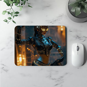 Robot Futuristic I Vintage Red - Belly Dance Office Decor