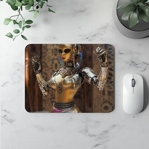 Robot Futuristic VI Vintage Red - Belly Dance Office Decor