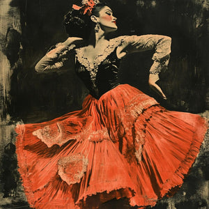 Roma Antique I Vintage Red - Belly Dance Art Download