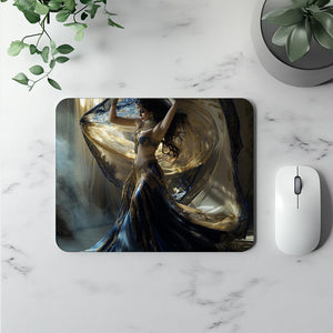 Sapphire Reveries I Vintage Red - Belly Dance Office Decor