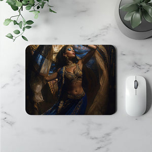 Sapphire Reveries II Vintage Red - Belly Dance Office Decor