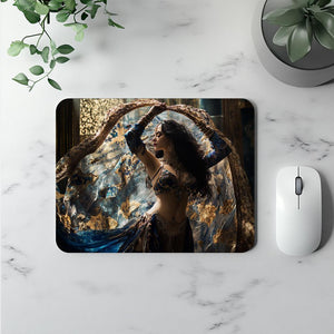 Sapphire Reveries III Vintage Red - Belly Dance Office Decor