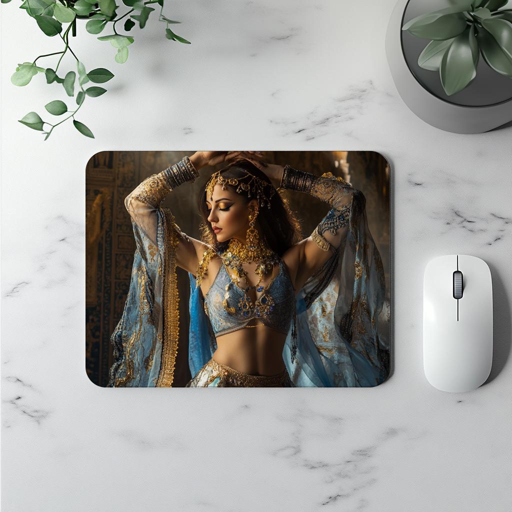 Sapphire Reveries VI Vintage Red - Belly Dance Office Decor