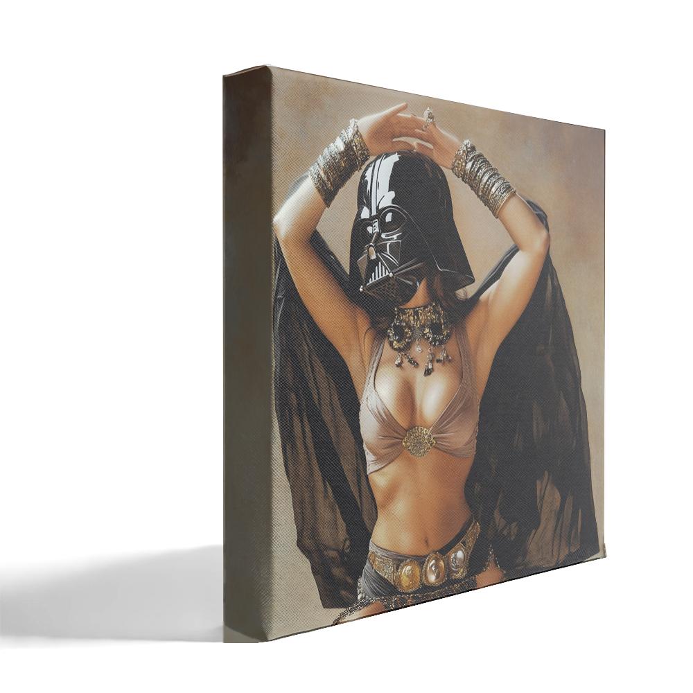 Shimmy Darth Vader I Belly Dance Canvas Art 16 in x 16 in