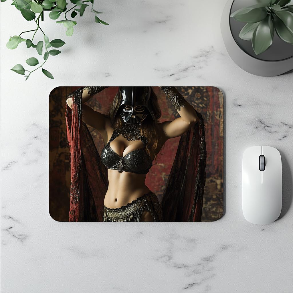 Shimmy Darth Vader II Watercolor Purple - Belly Dance Office Decor | Mouse Pads