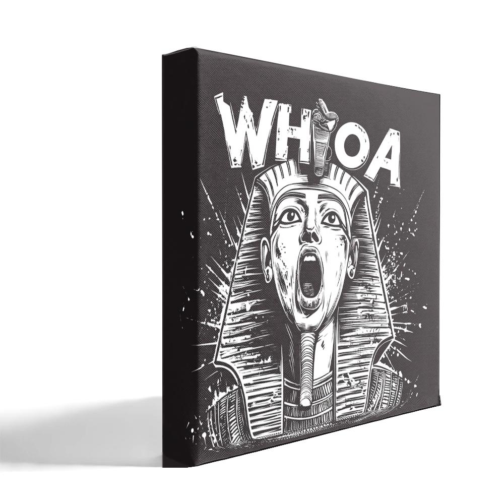 Sphinx Speaks Illustrated I Belly Dance Canvas Art 16 in x 16 in