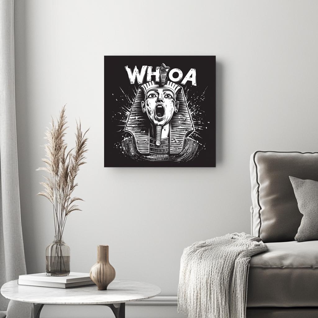 Sphinx Speaks Illustrated I Belly Dance Canvas Art 16 in x 16 in