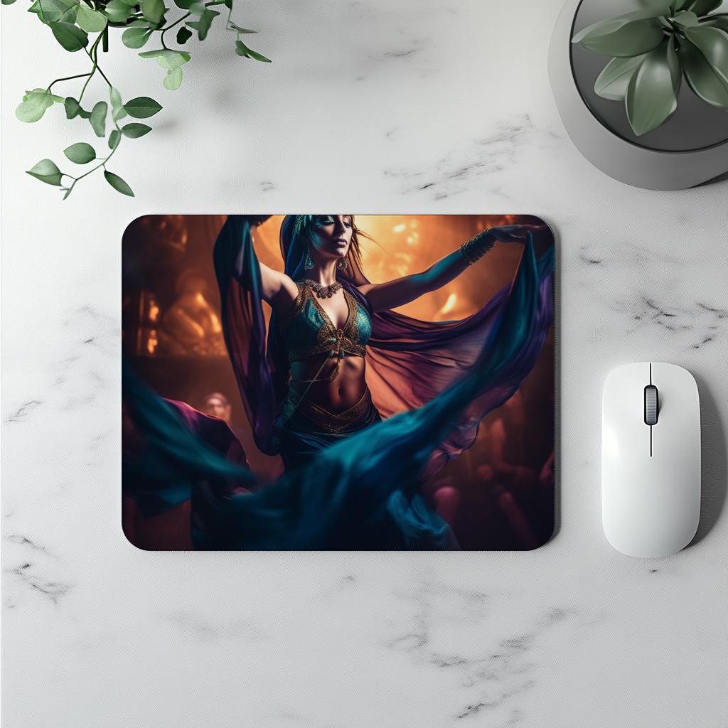 Tribal Splendor I Vintage Red - Belly Dance Office Decor