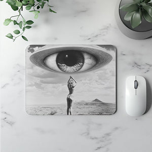 UFO in the Sky II Watercolor Purple - Belly Dance Office Decor | Mouse Pads