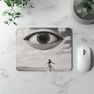 UFO in the Sky IV Watercolor Purple - Belly Dance Office Decor | Mouse Pads