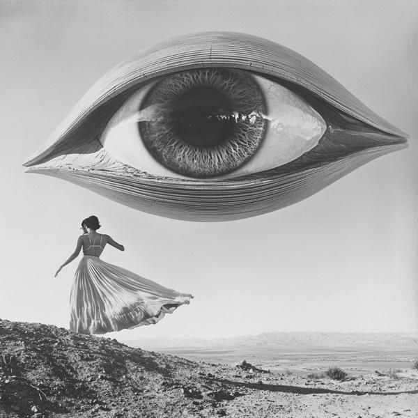 UFO in the Sky V Watercolor Purple - Belly Dance Art Download