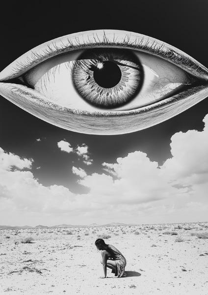 UFO in the Sky VII Watercolor Purple - Belly Dance Art Download