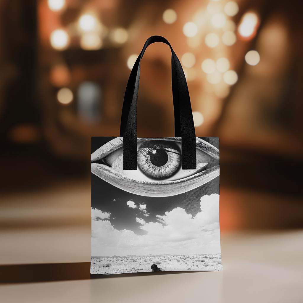 UFO in the Sky VII Watercolor Purple - Belly Dance Fashion Tote Bag