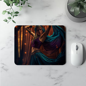 Veil of Fire I Vintage Red - Belly Dance Office Decor