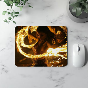 Veil of Fire II Vintage Red - Belly Dance Office Decor