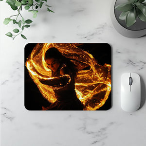 Veil of Fire III Vintage Red - Belly Dance Office Decor