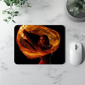 Veil of Fire IV Vintage Red - Belly Dance Office Decor