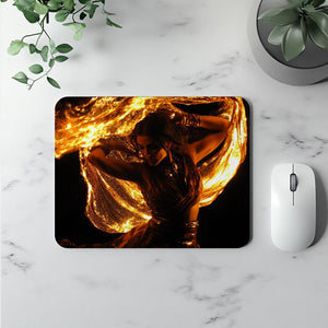 Veil of Fire VII Vintage Red - Belly Dance Office Decor