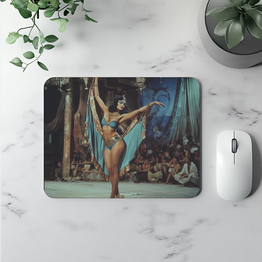 Vintage 1970s Hafla II Vintage Red - Belly Dance Office Decor