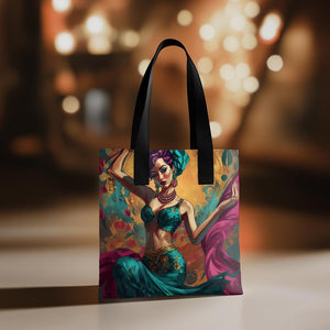 Vintage Brush Strokes I Vintage Red - Belly Dance Fashion Accessory