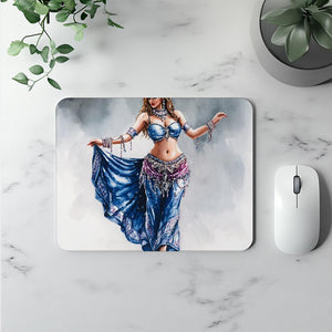Blue Performance Watercolor II Watercolor Purple - Belly Dance Office Decor | Mouse Pads
