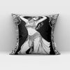 Coloring Page Ii Belly Dance Throw Pillow 18 in x 18 in