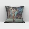 Vintage 1970S Hafla Ii Belly Dance Throw Pillow 18 in x 18 in