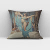 Vintage 1970S Hafla Iii Belly Dance Throw Pillow 18 in x 18 in