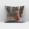 Vintage Sultans Court I Belly Dance Throw Pillow 18 in x 18 in