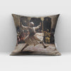 Vintage Sultans Court Ii Belly Dance Throw Pillow 18 in x 18 in