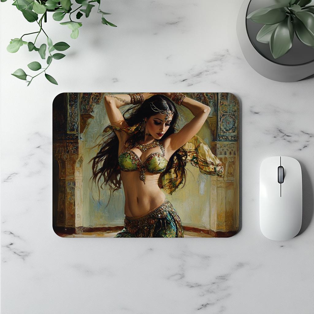 Vintage Sultans Court III Vintage Red - Belly Dance Office Decor