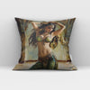 Vintage Sultans Court Iii Belly Dance Throw Pillow 18 in x 18 in