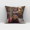 Vintage Turkish I Belly Dance Throw Pillow 18 in x 18 in
